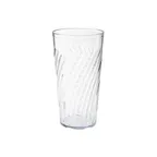 image of GET 2221-1-CL Tahiti Beverage Tumbler, 20 Oz., Clear Textured, 3-7/16" Dia. x 6-1/2" H SAN, 1 Dozen