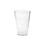 image of GET 2224-1-CL Tahiti Clear Textured 24oz Beverage Tumbler, 4" Dia x 6" H, SAN, BPA Free - Dozen