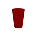 image of GET 2224-1-R Tahiti Beverage Tumbler, 24 Oz, Red, Textured, SAN, BPA Free, 4" Dia. X 6"H - 1 Dozen