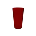 image of GET 2232-1-R Tahiti Tumbler, 32 Oz, 4" Dia. x 7-3/8" H, Textured, Red, BPA Free SAN 1 Dozen