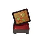 image of GET 230-1-F Fuji™ Don Jyu Box, ABS Box & Cover, 6.5" W x 5.5" D x 2.5" H, Break‑Resistant - 1 Dozen