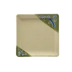 image of GET 252-18-TD Square Plate, 7" x 7", Melamine, Break‑Resistant, Dishwasher Safe, NSF - Dozen