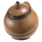image of GET 2757154 Frilich Nature Bowl, 1.6 Qt 51 Oz Caramel China, 6-7/10" Dia x 7.5" H, General Use