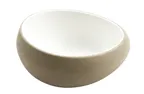image of GET 31076-TOH/SND Cheforward Ramekin, 5 Oz, 4.4"L x 4"W x 1.9"H, Oval, Honey/Sandstone, Melamine