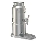 image of GET 3133010 Frilich Elegance Milk Dispenser Set, 3.2 Qt (0.8 Gal/3 L), 13.2" x 8.1" x 15.7"SS - Set