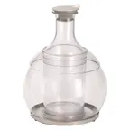 image of GET 3157060 Tub Set, 8-7/10" Dia X 11-3/5" H, 1.3 Qt Carafe With Steel Lid, Tub & Drip Tray - Set