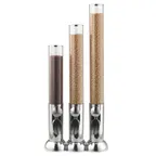 image of GET 3178071 Countertop Cereal Dispenser, 3.7 Qt (3 L), 7½"x6¾"x32⅕" Lid/Handle, Chute & Base - Set