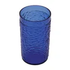 image of GET 3312-CB Waikiki Tumbler – 12 Oz, 2-3/4" Dia. x 4-7/8" H, Cobalt Blue, Pebbled, SAN - Dozen