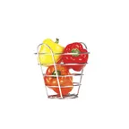 image of GET 4-22787-S Bucket Basket, 7" Dia. x 7"H, Round, Stainless Steel Commercial Grade