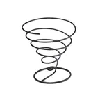 image of GET 4-32808 Clipper Mill Fry Cone Basket – 8" Dia. x 8" H, Iron Powder Coated, Black Cone
