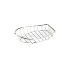 image of GET 4-80008 Boat Basket, 10-3/4" x 6-1/4" x 3-1/4" Stainless Steel Serving Tray for Restaurants
