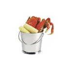 image of GET 4-80824 Stainless Steel Serving Pail, 3.8 Liter, 8" Dia. x 7"H, Round, with Handle