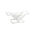 image of GET 4-82021 V-Shaped Basket, 8" x 3-1/2" x 3", Stainless Steel with Handles
