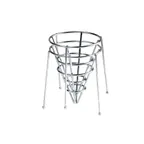 image of GET 4-83888 Fry Cone Basket, 5" Dia. X 6"H, Stackable, Stainless Steel