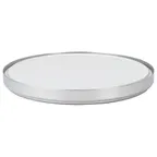 image of GET 6242020 Frilich Unison Display Set – 16" Dia x 2-3/4" H China Plate, Steel Base, 6 Packs - Set