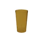 image of GET 6612-1-A Tumbler – 12 oz. Amber Textured SAN, 3" Dia × 5-1/8" H, BPA‑Free, NSF – 1 Dozen