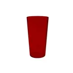 image of GET 6616-1-R Red Textured 16oz Tumbler, 3-1/4" Dia × 5-3/4" H, BPA‑Free SAN, Stackable – 1 Dozen