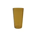 image of GET 6632-1-A Amber Tumbler, 32 Oz, 3-7/8" Dia. X 7-1/4"H, Textured, SAN, BPA Free - 1 Dozen