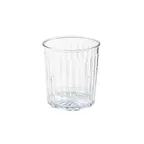 image of GET 8809-1-CL Spektrum Rocks 9 Oz. Clear Textured SAN Tumbler 3-1/8" Dia. x 3-3/8" H - Dozen