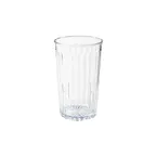 image of GET 8812-1-CL Spektrum Tumbler - 12 oz, Clear Textured, 3" Dia × 4-3/4" H, SAN - Dozen