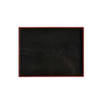 image of GET 902-15-RB Fuji™ Tray - 15" x 11-1/2" Rectangular PP, Black/Red Tray, Break‑Resistant - 1 Dozen