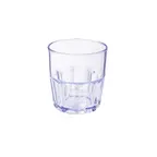 image of GET 9907-1-BL Bahama Rock Tumbler, 7 Oz, 3" Dia × 3-1/4" H, Blue, Smooth, SAN – 1 Dozen