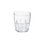 image of GET 9907-1-CL Bahama Rock Tumbler – 7 Oz 3" Dia × 3-1/4" H Clear Smooth SAN BPA Free – 1 Dozen