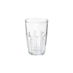 image of GET 9910-1-CL Bahama Double Rock Tumbler 10 Oz Clear 3-1/8" Dia x 4-3/4" H SAN BPA Free NSF - Dozen