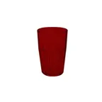 image of GET 9910-1-R Bahama Double Rock Tumbler 10 Oz 3-1/8" Dia 4-3/4" H Red Smooth SAN - Dozen