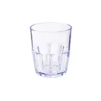 image of GET 9912-1-BL Bahama Double Rock Tumbler, 12 Oz, 3-1/2" Dia x 4" H, Blue, Smooth, SAN, 1 Dozen