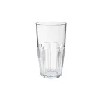 image of GET 9916-1-CL Bahama Cooler Tumbler, 16 Oz. (18.9 Oz. Rim Full), Clear, SAN, Stacking - 1 Dozen