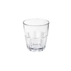 image of GET 9955-1-CL Bahama Rock Tumbler, 5-1/2 Oz, Clear SAN, 2-7/8" Dia. x 3"H, Smooth, BPA Free - 1 Dozen