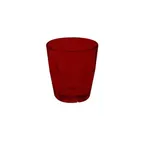 image of GET 9955-1-R Bahama Rock Tumbler, 5-1/2 Oz., Red, SAN, 2-7/8" x 3", BPA Free - 1 Dozen