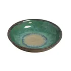 image of GET AM102 Cheforward Amaze Ramekin, 2-3/10 Oz., 4" Dia. x 1/2" H, Round, Turquoise Iris, BPA-Free Melamine