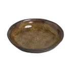 image of GET AM103 Cheforward Amaze Ramekin, 2-3/10 Oz., 4" Dia. x 1/2" H, Round, Brown Melamine, Bronze Lava