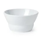 image of GET B-10-MN-W Minski™ Bowl, 8-9 oz, 4-1/2" Dia x 2" H, White Melamine, Dishwasher Safe - 1 Dozen