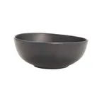 image of GET B-1200-DG Riverstone Side Dish Bowl, 5" Dia. 2" H, 12-15 Oz, Dark Gray Melamine – 1 Dozen
