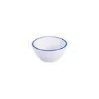 image of GET B-140-W/CB Enamelware Bowl, 5.25" , 16‑19 oz, White, Melamine, BPA‑Free - 1 Dozen