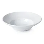 image of GET B-16-MN-W Minski™ Bowl, 10" Diameter, 16‑19 Oz White Melamine, Textured Rim, Safe - 1 Dozen