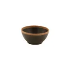 image of GET B-300-BR 14‑Oz Round Melamine Soup Bowl, 6‑1/4" Dia x 2‑1/4" H, Brown, NSF/BPA‑Free - Dozen