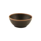 image of GET B-303-BR Pottery Market Salad Bowl, 1 Qt 7" Diameter X 2.5" Height, Brown Melamine - Dozen