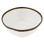 image of GET B-303-CRM Salad Bowl, 1 Qt (1.2 Qt Rim Full) 7" Dia x 2.5" H, Beige Melamine - Dozen