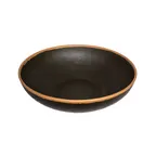 image of GET B-330-BR Pottery Market Display Bowl, 5.5 Qt, 13.5" Dia x 3.75"H, Melamine, Brown, Clay Trim