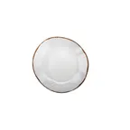 image of GET B-43-RM Rustic Mill™ Bowl, 28 oz, 10-3/4" Dia × 1" H, Beige Melamine, NSF BPA-Free - 1 Dozen