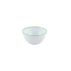 image of GET B-44-AP Settlement™ Oasis™ Side Dish, 10 oz White Melamine, 4‑3/4" Dia x 2" H - 1 Dozen