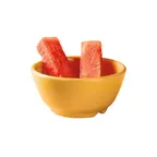 image of GET B-45-TY Diamond Mardi Gras Bowl, 4‑1/2" Dia x 2‑1/4" H, 10‑11 oz, Yellow Melamine - Dozen