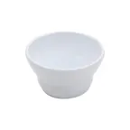 image of GET B-5-MN-W Minski Dish, 5 Oz. White Melamine Bowl – 3-1/2" Dia, 1-3/4" H, Dishwasher Safe – 1 Dozen