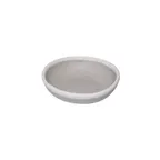image of GET B-55-DVG Ramekin, 4.5 oz (4‑1/2" dia. x 1"H), Melamine, Dove Gray with White Trim - 1 Dozen