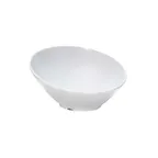 image of GET B-782-W San Michele® Bowl, 14‑Oz Capacity (19.2 Oz Rim Full), 7" x 3‑4/5" H, White Melamine