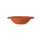 image of GET B-86-RO Diamond Mardi Gras Bowl, 6" Diameter, 8-9 oz, Orange Melamine, BPA-Free - 1 Dozen